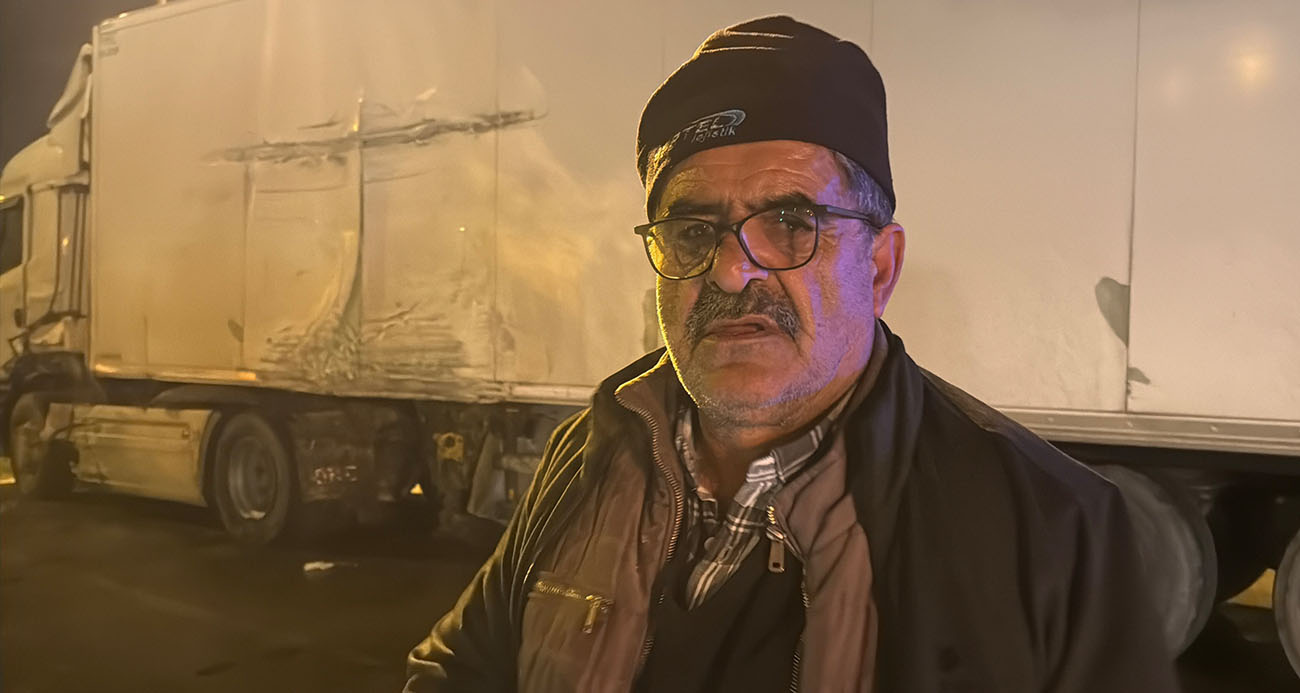 Otoyoldaki feci kazada tır sürücüsü yaşananları anlattı: "Gelen vurdu, giden vurdu"