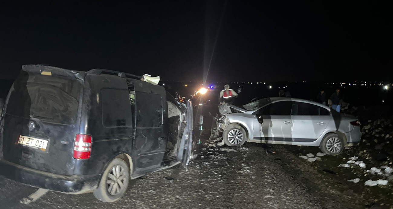 Diyarbakır’da iki otomobil çarpıştı: 3 ölü, 3 yaralı