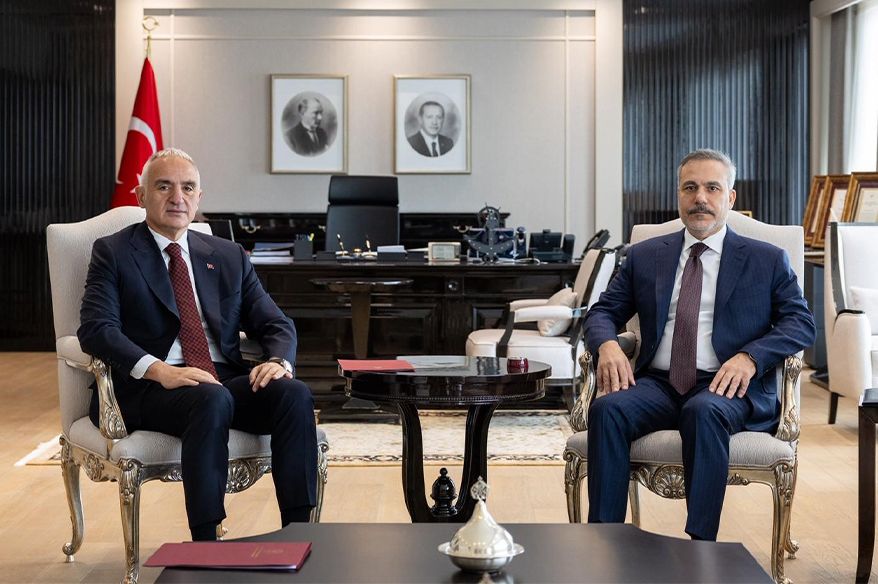 Bakan Fidan, Bakan Ersoy ile bir araya geldi