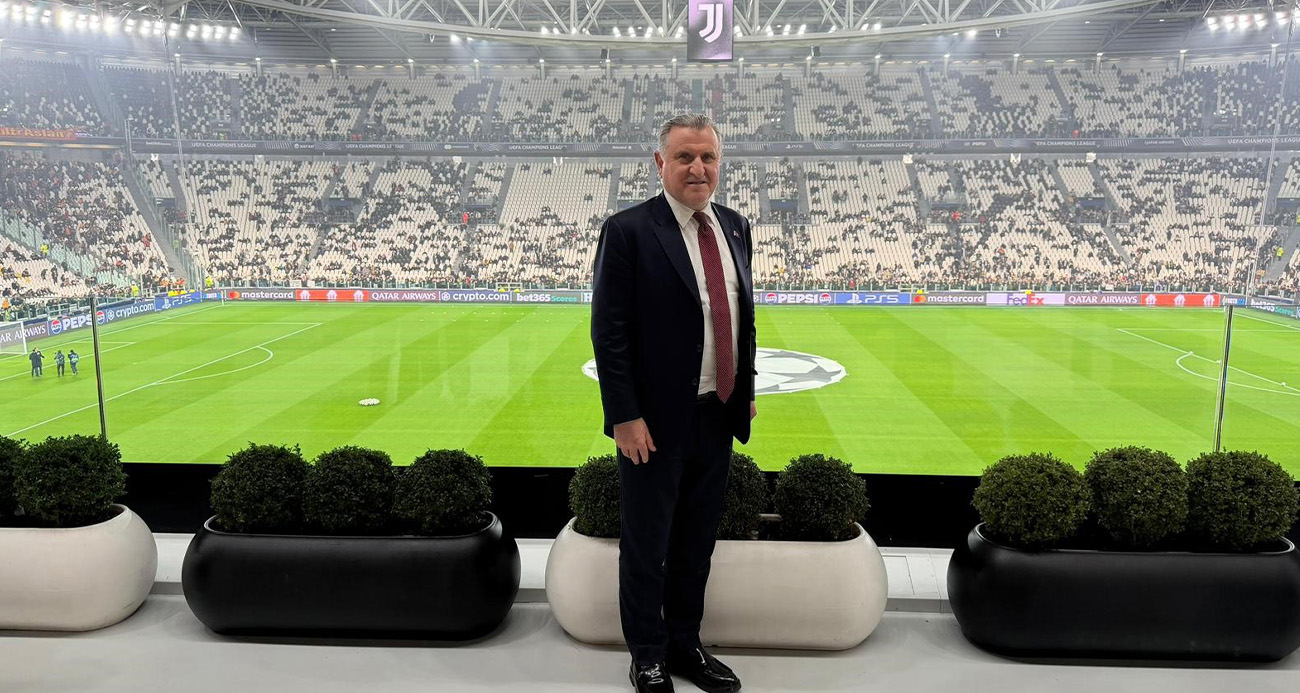 Gençlik ve Spor Bakanı Osman Aşkın Bak, Juventus-Galatasaray karşılaşmasını takip etti.