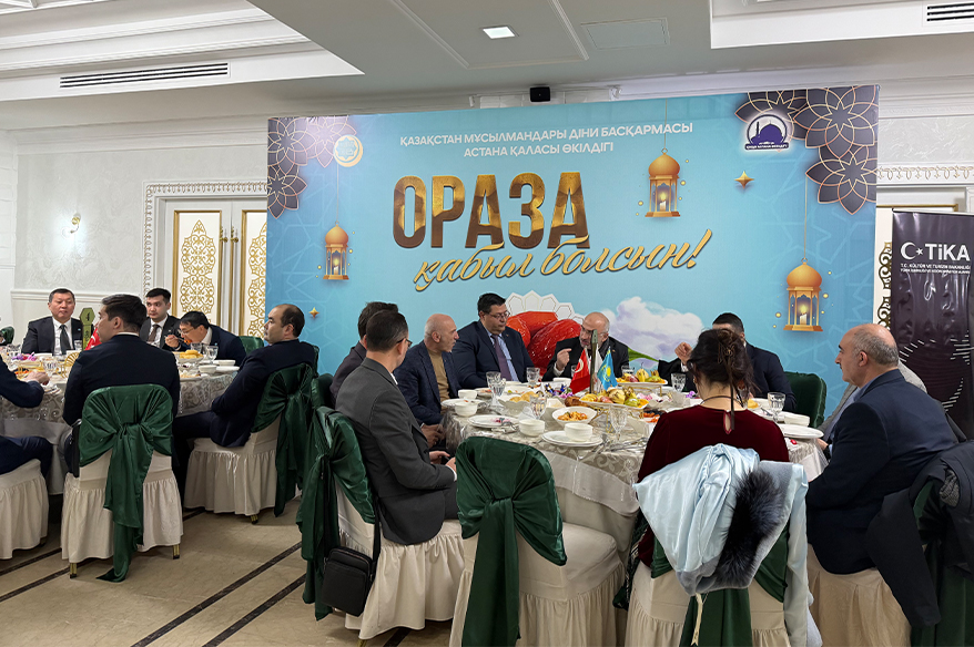 TİKA’dan Astana’da 500 kişilik iftar programı