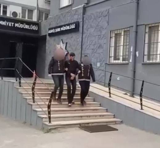 Tornavidalı kar maskeli gaspçı kamerada