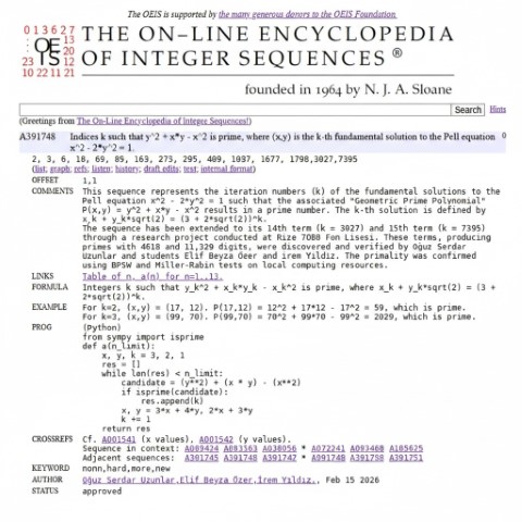 Rizeli genç matematikçiler asal sayı keşfi ile dünya literatürüne girdi