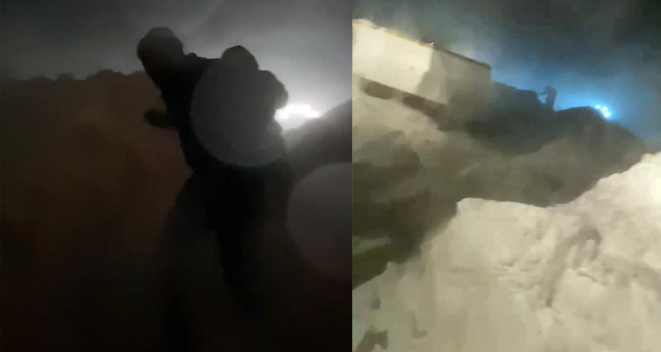 Sivas'ın Gürün ilçesinde tipiye yakalanarak mahsur kalan 4 rüzgar enerji santrali çalışanı, 9 saat süren zorlu bir operasyonla kurtarıldı.