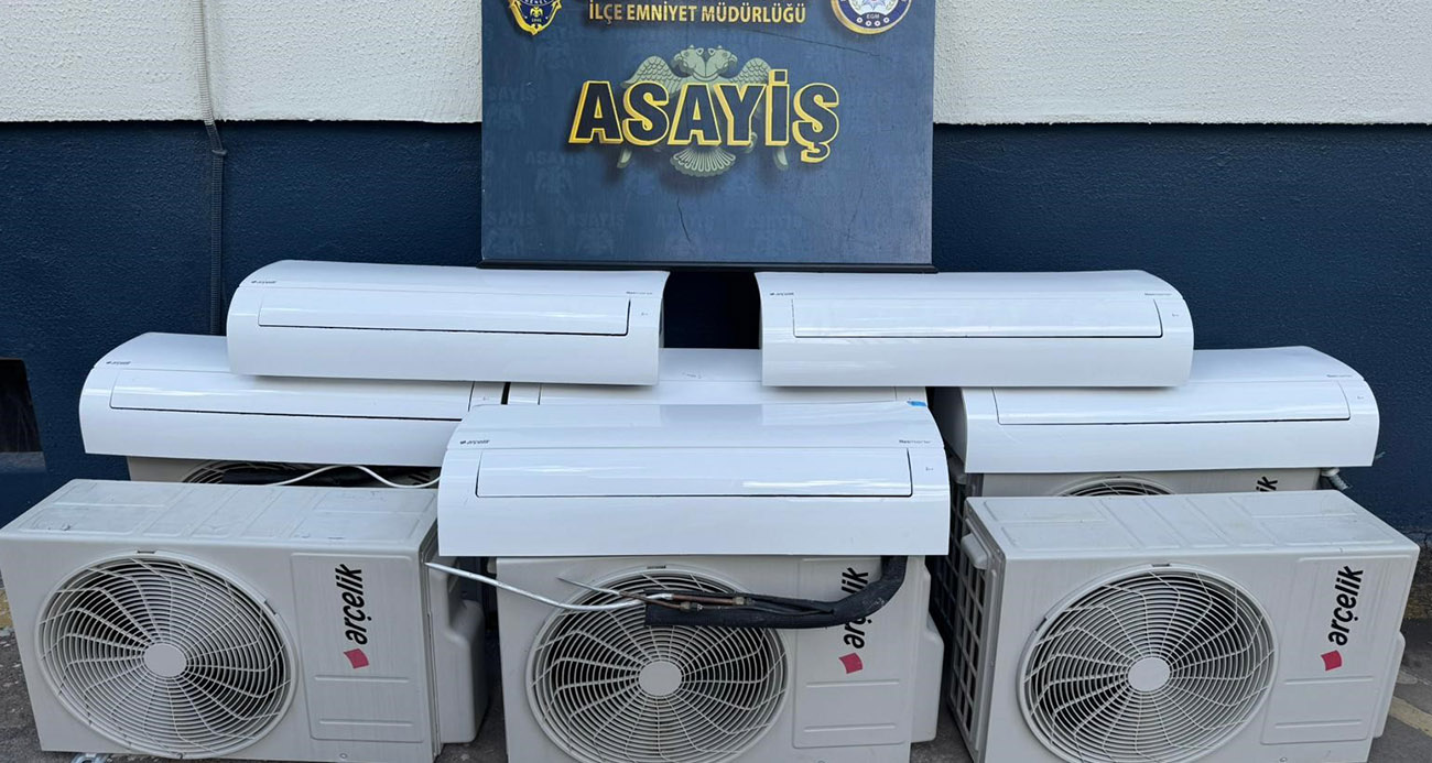 Hatay’da depremzede vatandaşların yaşadığı konteyner kentten çalınan 6 klima, ikinci el alım satımı yapan iş yerinde ele geçirildi. Klimaları çalarak iş yerine satan 2 şahıs tutuklandı.