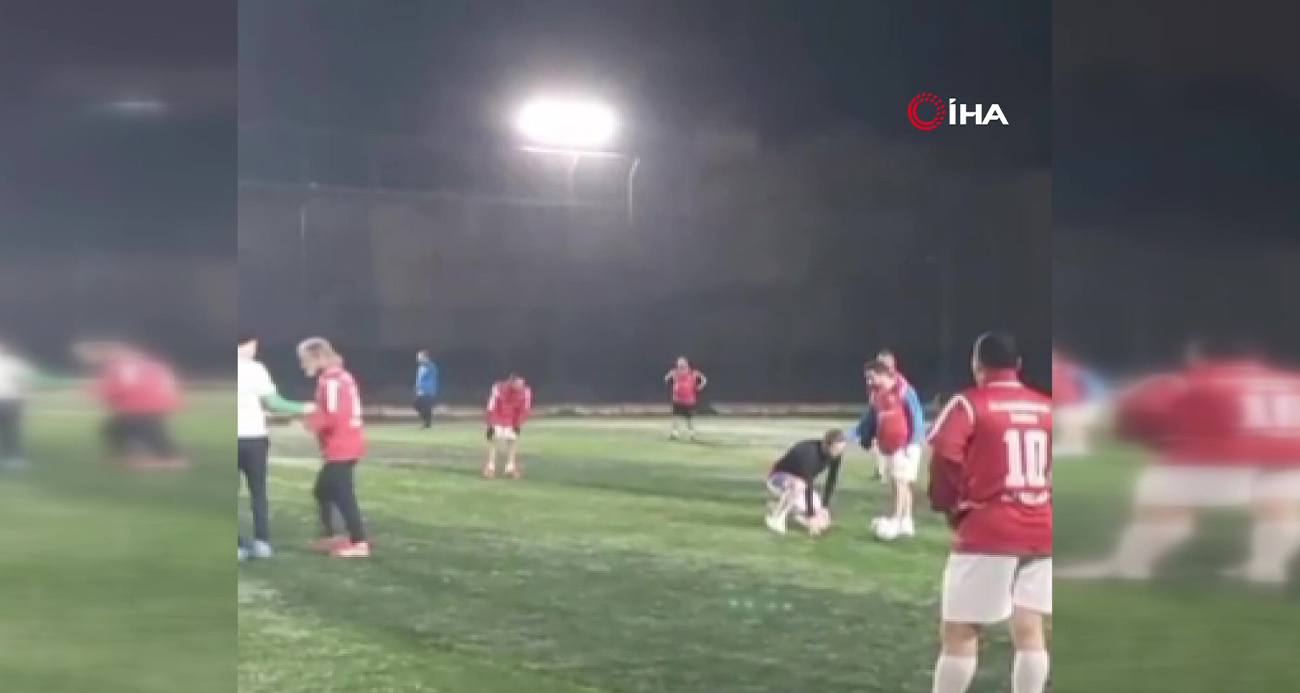 Halı sahada kalp krizi geçiren eski futbolcunun o anları ortaya çıktı