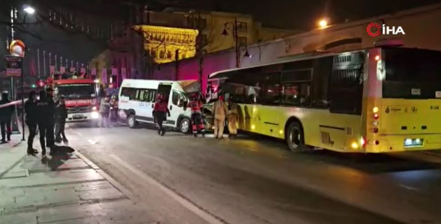 Beşiktaş’ta feci kaza!