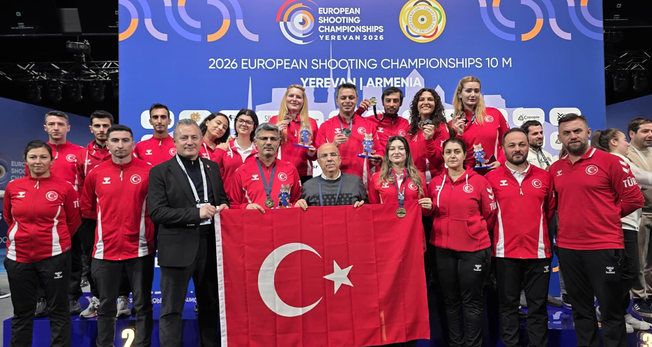 Milli atıcılar Avrupa Şampiyonası’ndan 7 madalya ile döndü
