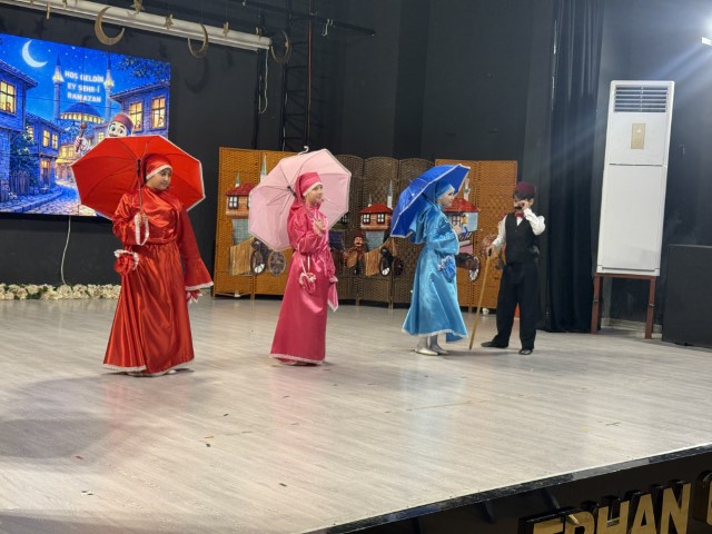 Çatalca’da minik öğrenciler ve öğretmenlerinden Ramazan ayı şenliği