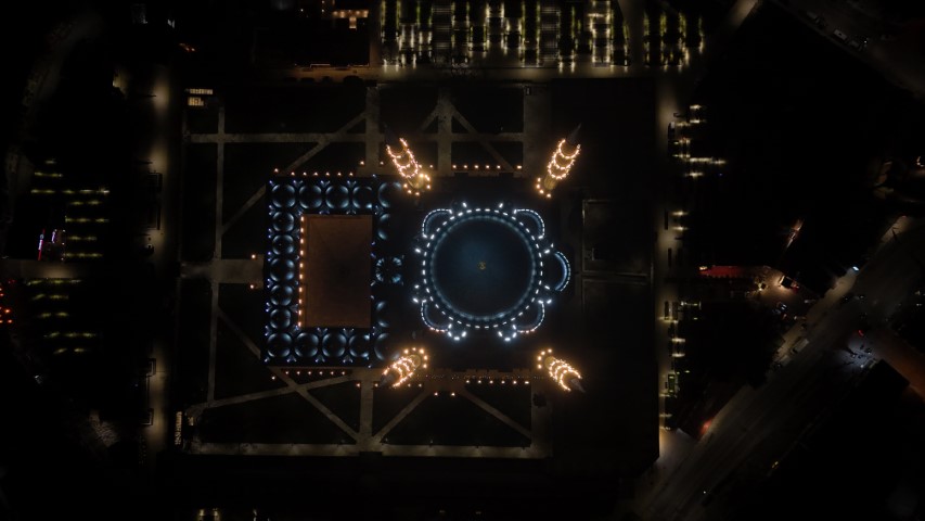 Selimiye Camii’nde mahya mesajı değişti: 