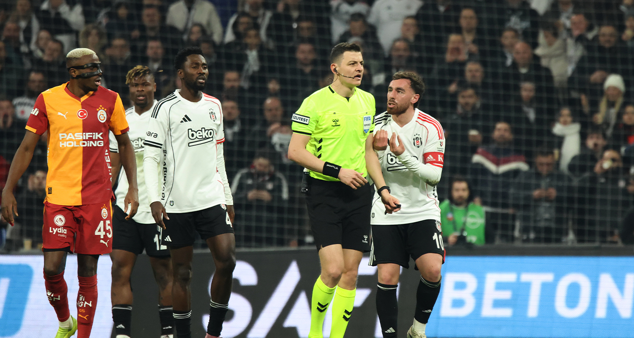 Galatasaray, Beşiktaş ile oynadığı son 5 derbinin 4’ünde müsabakayı 10 kişi tamamladı.