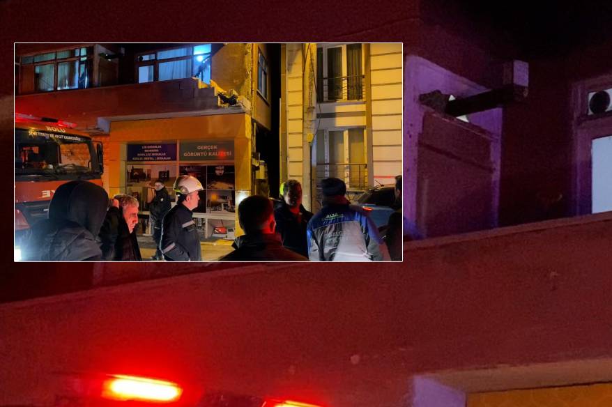 Evinin balkonundan soba borusu çıkarttı: Komşular yangın ihbarında bulundu