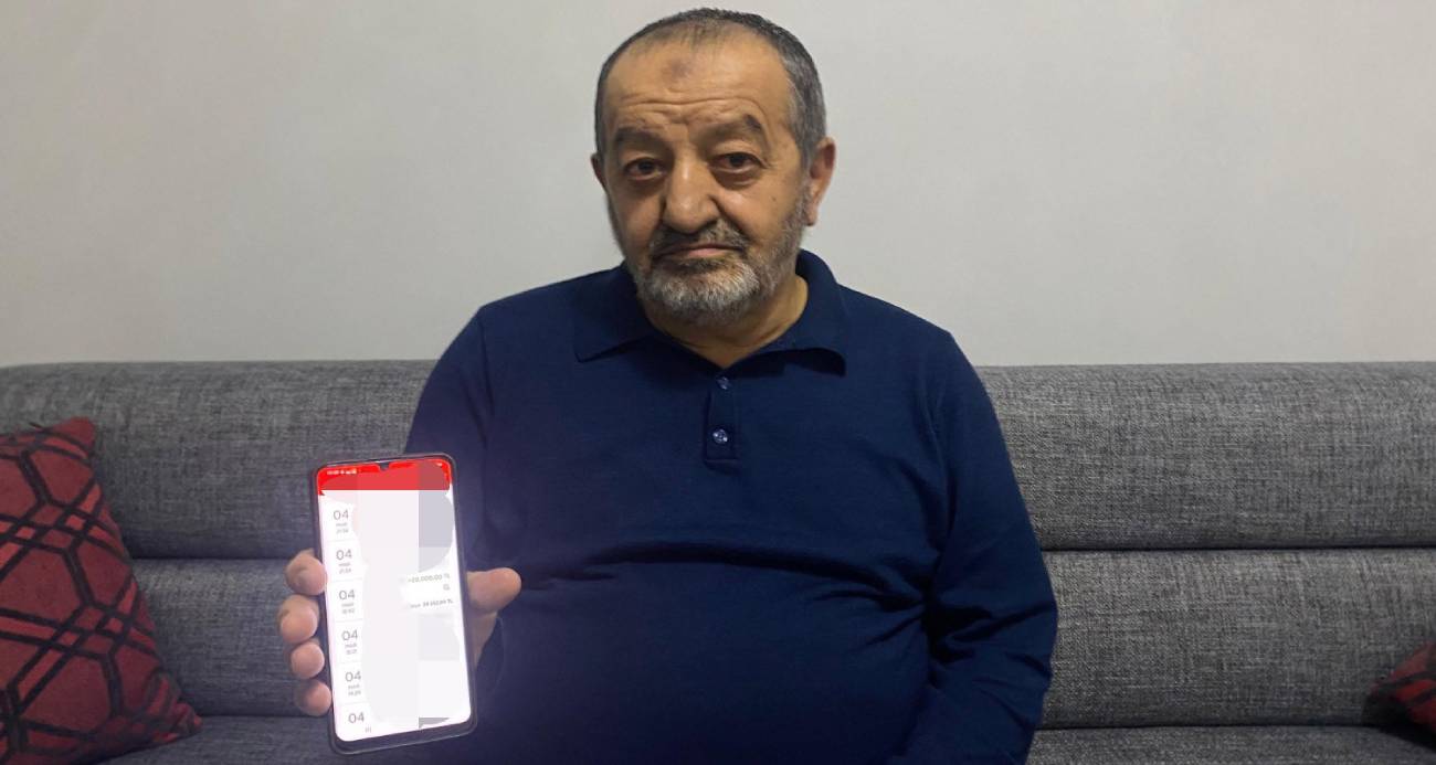 Sivas’ta 68 yaşındaki Hüseyin Gülmez, banka hesabına yanlışlıkla gelen parayı geri gönderebilmek için banka şubesine gitti.
