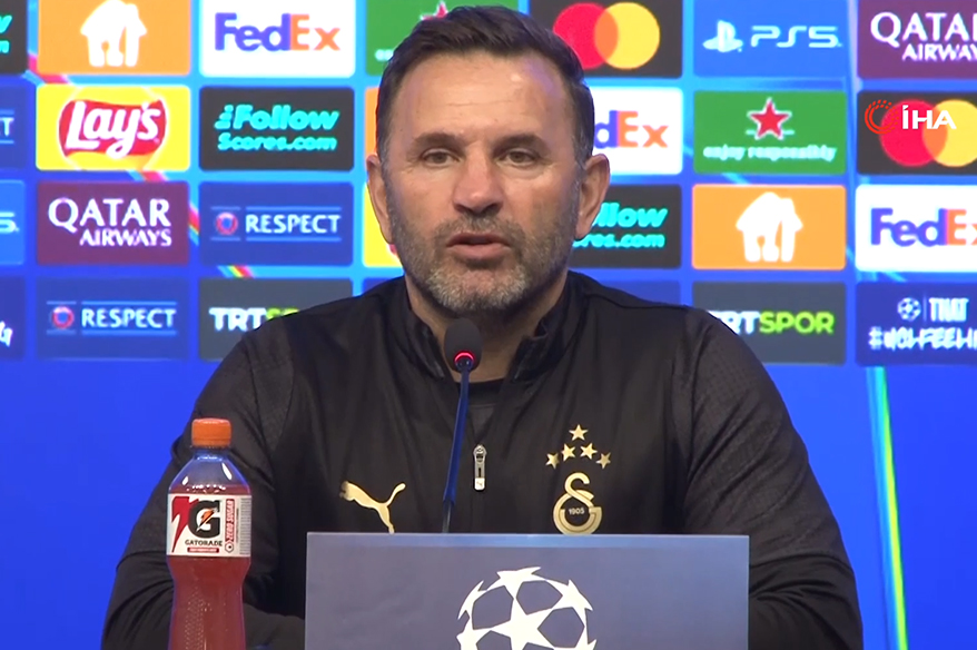 Okan Buruk: "Hedefimiz ilk maçta kazanarak avantaj elde etmek"