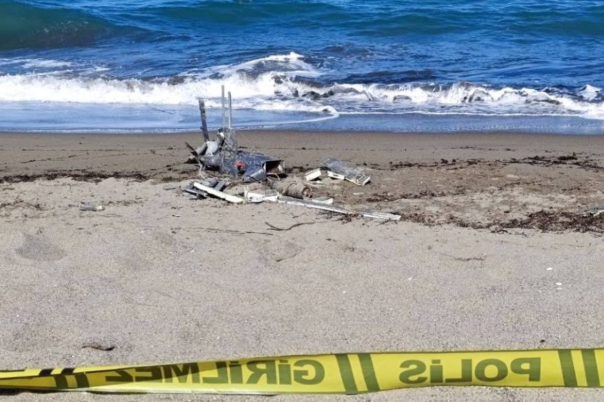 Halk plajında İHA alarmı!