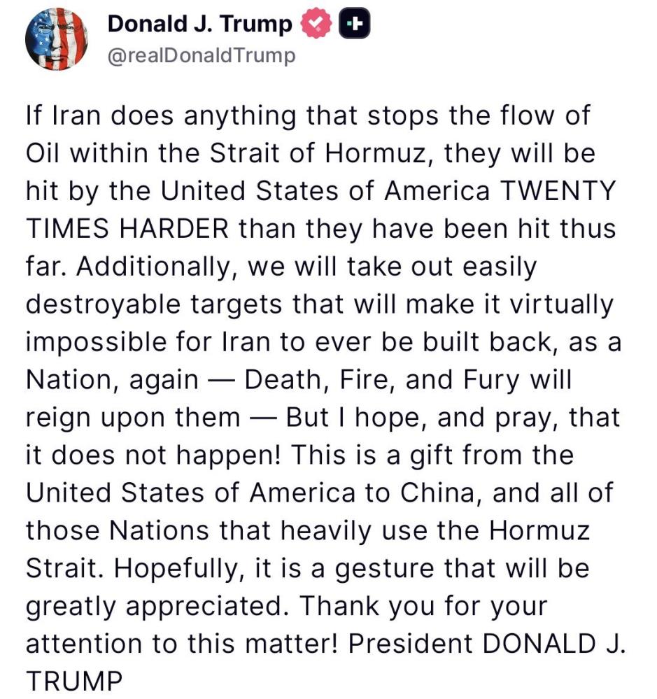 Trump’tan İran’a Hürmüz Boğazı uyarısı: 