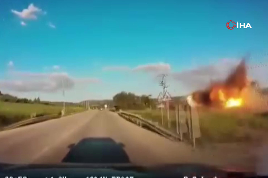 Hizbullah'ın İsrail'e ait uydu iletişim merkezine yönelik saldırısının görüntüleri ortaya çıktı