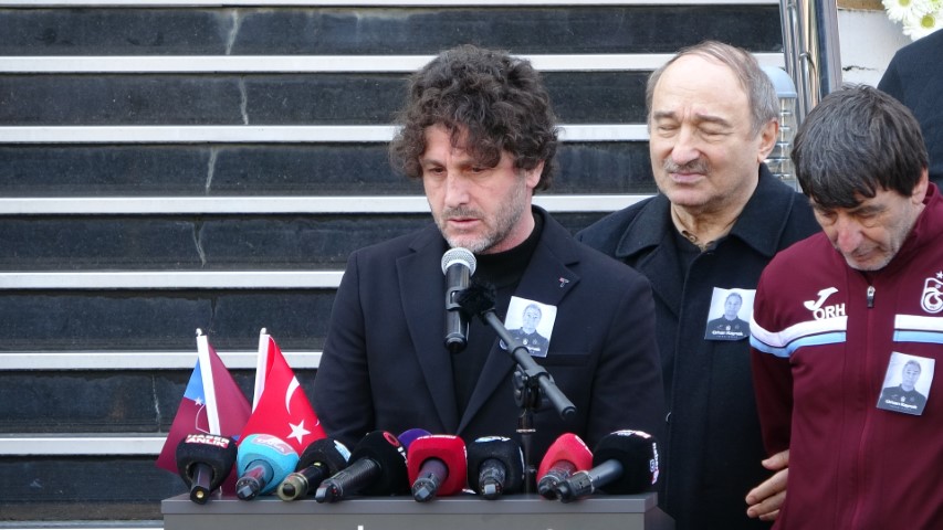 Trabzonspor’da, Orhan Kaynak için tören düzenlendi