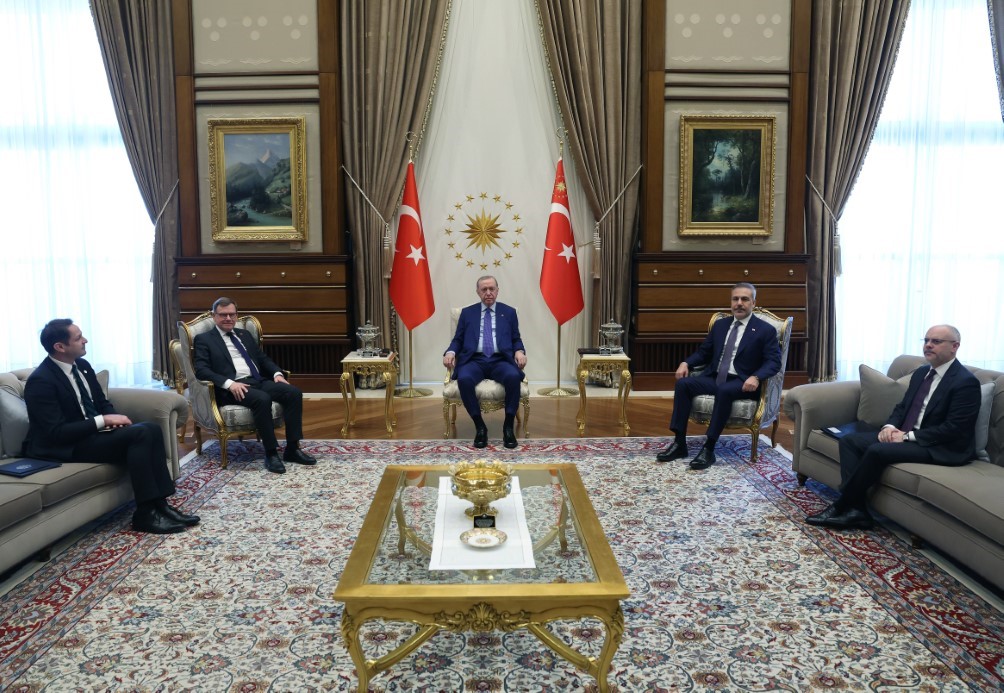 Cumhurbaşkanı Erdoğan, Almanya Dışişleri Bakanı Johann Wadephul’u kabul etti