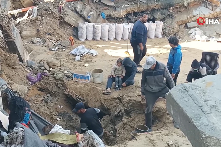 A Genocide Survivor Searching the Ruins of Sabra in Gaza