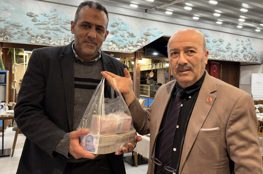 Ramazan hasılatını Gazze’ye gönderdi