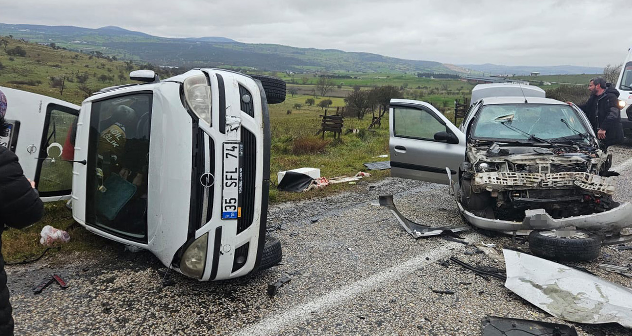Balıkesir’de trafik kazası: 5 yaralı