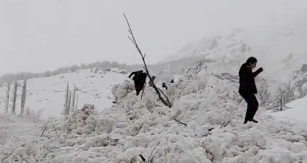 Yüksekova’da aynı bölgede ikinci çığ
