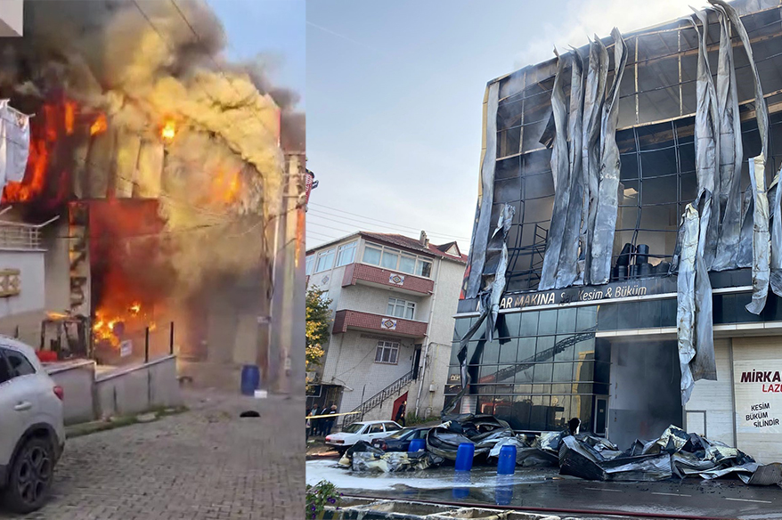 Kocaeli’de 7 kişinin öldüğü fabrika yangını davası başladı