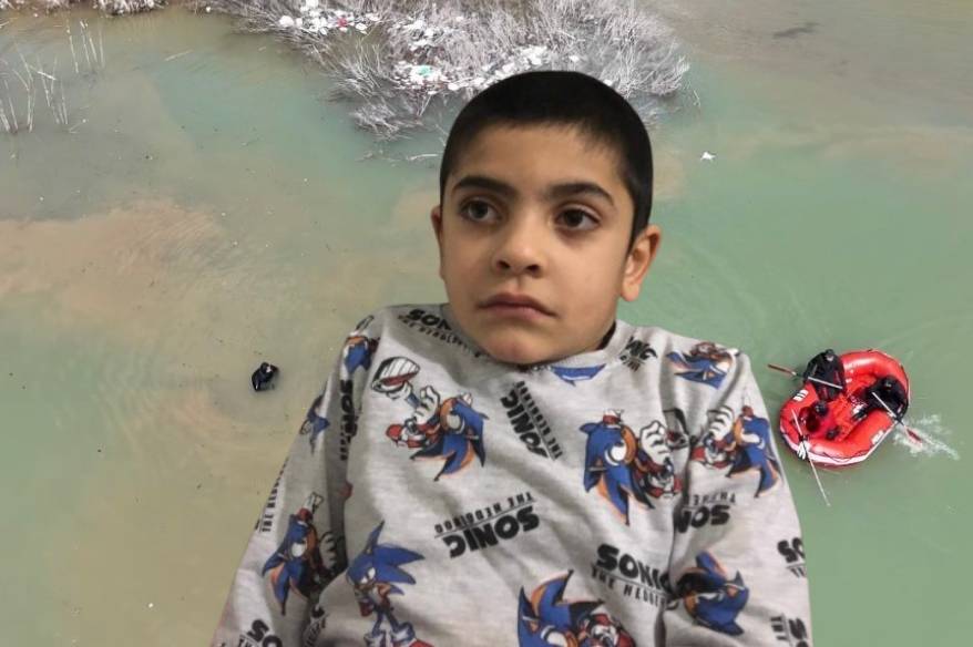 Kaybolan otizmli Fırat her yerde didik didik aranıyor