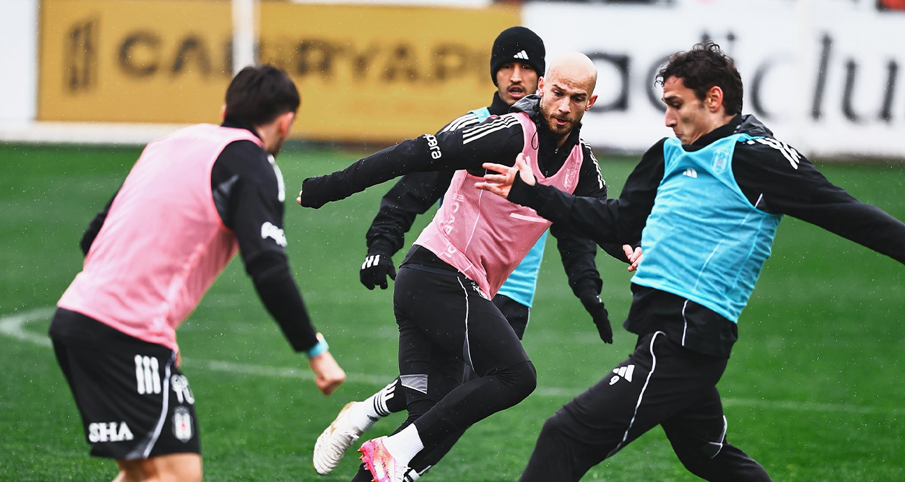 Beşiktaş, günü iki antrenmanla tamamladı