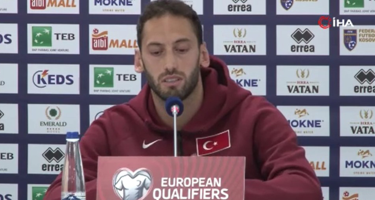 A Milli Futbol Takımı Kaptanı Hakan Çalhanoğlu, Kosova karşılaşmasında sadece kalitenin değil, kalbini daha çok ortaya koyanın kazacağını söyledi.