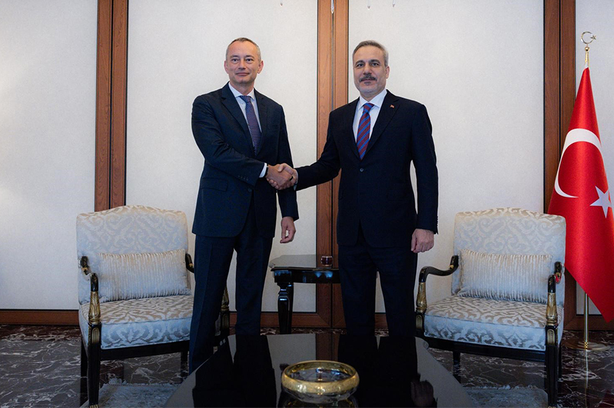 Dışişleri Bakanı Fidan, Gazze Yüksek Temsilcisi Mladenov ile bir araya geldi