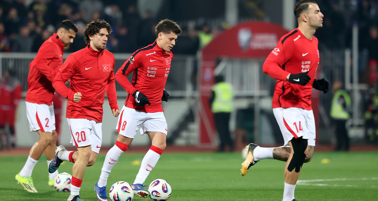 A Milli Futbol Takımı Teknik Direktörü Vincenzo Montella son oynadıkları Romanya maçının 11'ine göre Kosova karşısında 3 değişiklikle sahaya çıktı.