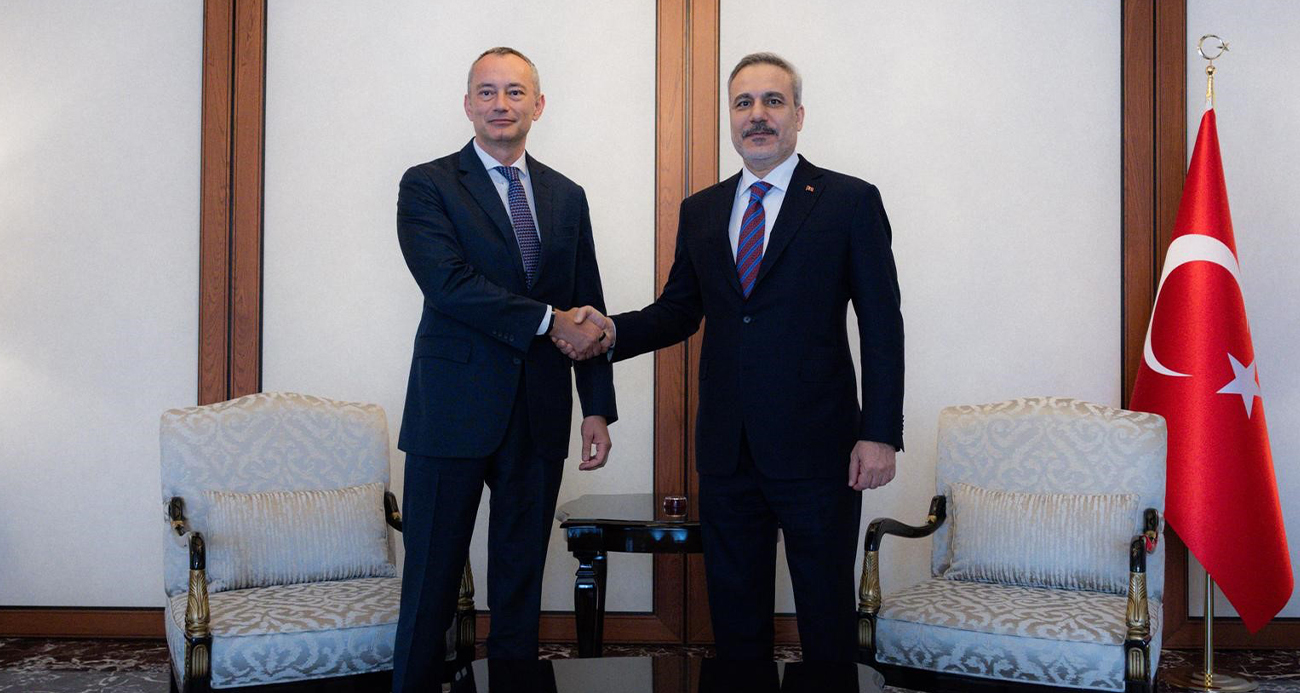 Dışişleri Bakanı Hakan Fidan, Gazze Yüksek Temsilcisi Nikolay Mladenov ile bir araya geldi.