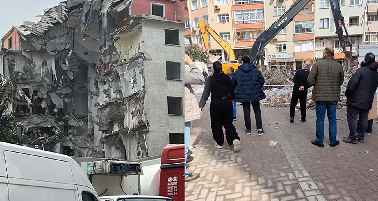 Zeytinburnu’nda bina yıkımı sırasında kopan parça çocuğun kafasına düştü: 1 ölü