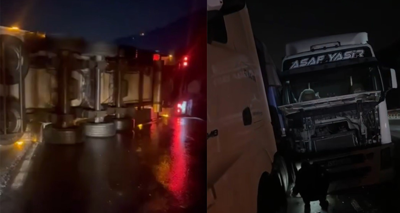 D-650’de zincirleme kaza: Kilometrelerce araç kuyruğu oluştu - ASAYİŞ