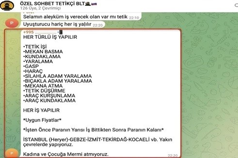 Telegram üzerinden suç örgütü propagandası yapan 44 şüpheli hakkında gözaltı talimatı