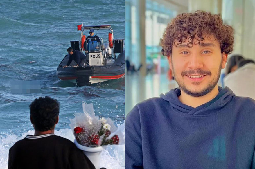 Can pazarının yaşandığı sahilde boğulan genç yüzündeki egzama için denize girmiş