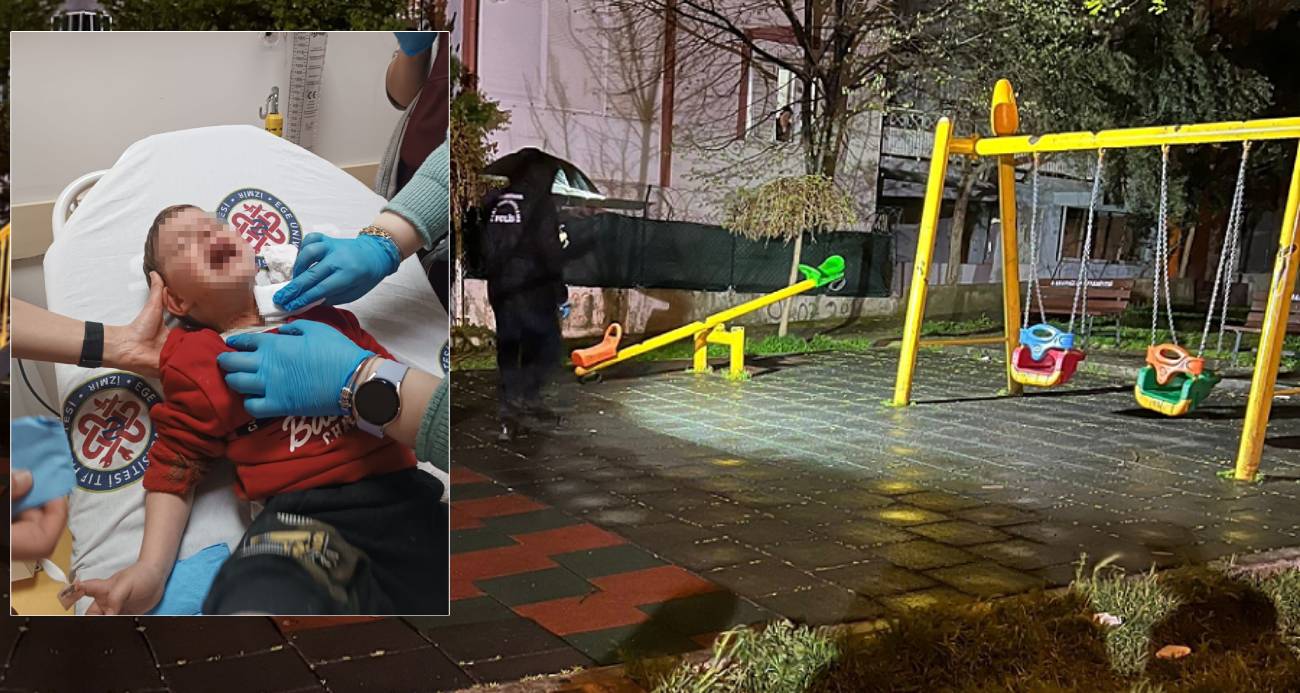İzmir’de parkta oynayan 2 yaşındaki çocuğa bıçaklı saldırı