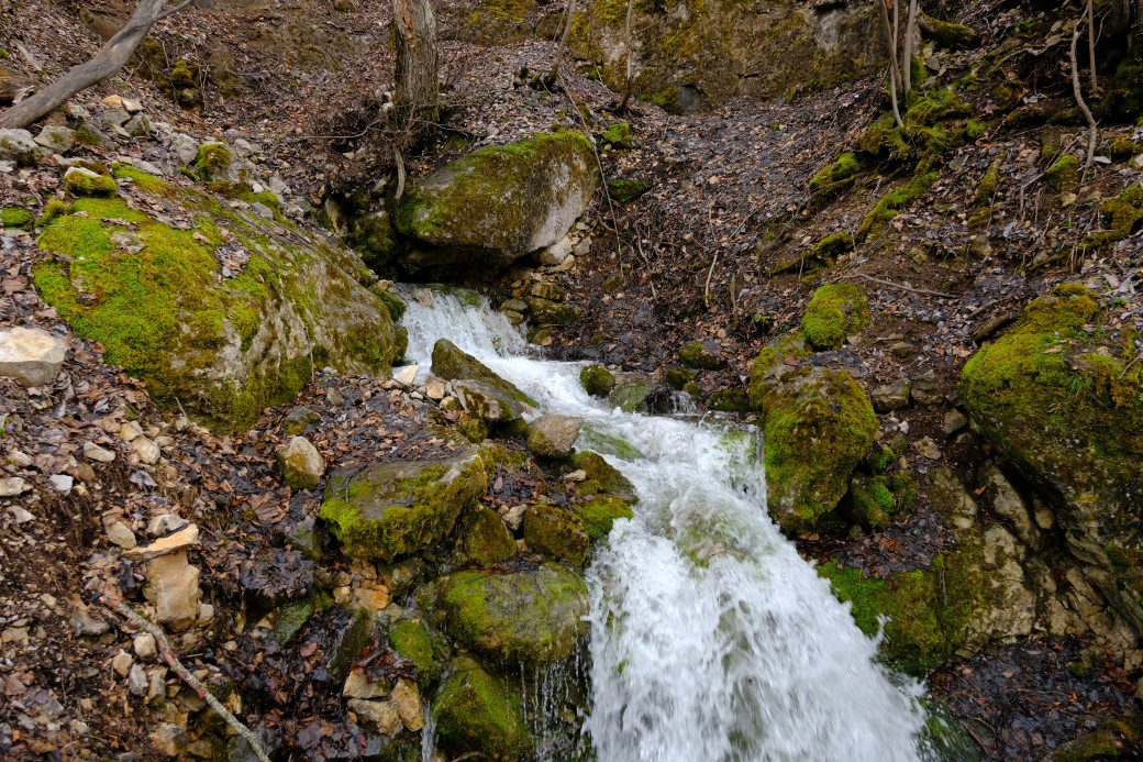 Dağın ortasından fışkırıyor: Kaynağı bulunamıyor