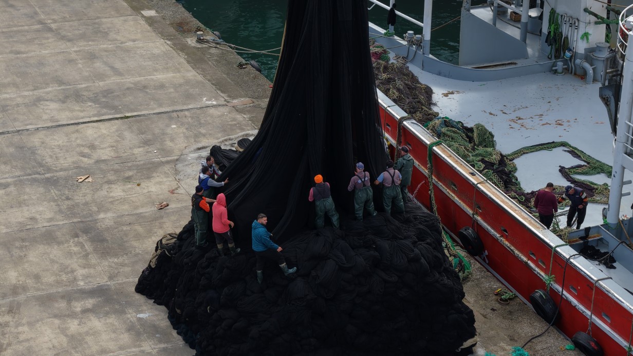 Trabzon’da balıkçılar 