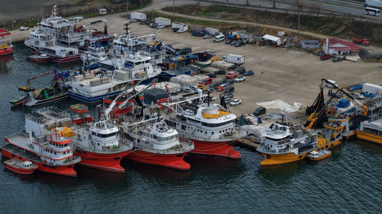 Trabzon’da balıkçılar 