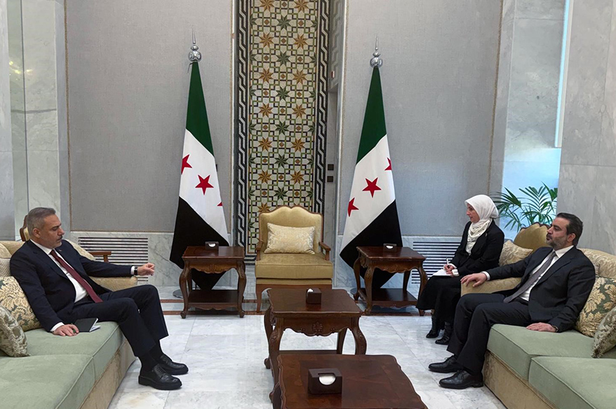 Dışişleri Bakanı Fidan, Suriyeli mevkidaşı Şeybani ile bir araya geldi