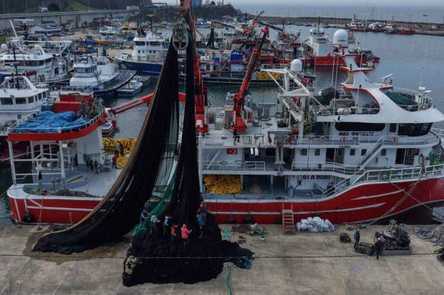 Trabzon’da balıkçılar "paydos" dedi