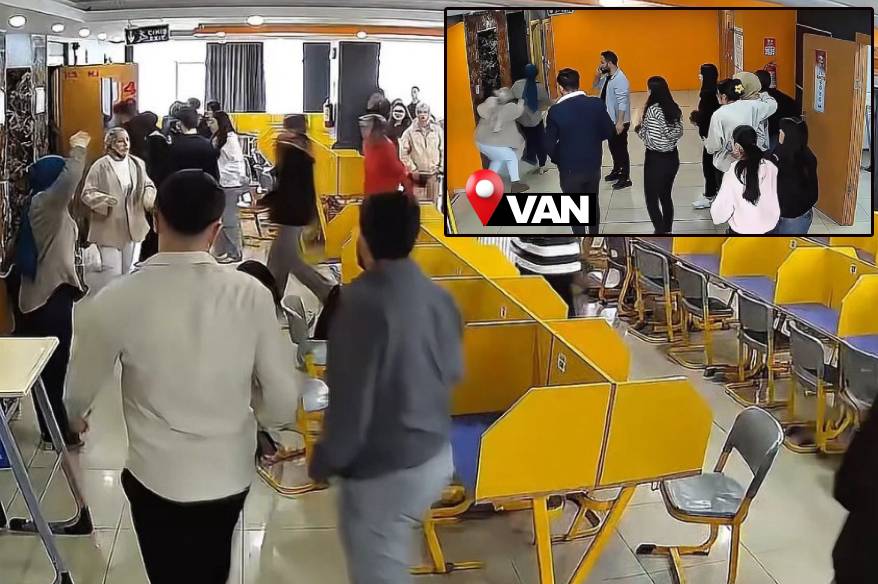 Van'da 5.2 büyüklüğündeki depremde korku dolu anlar