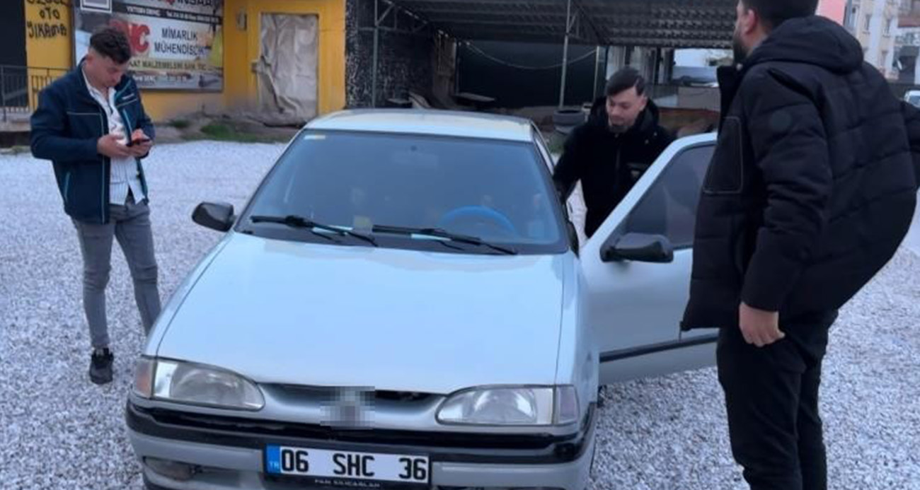 Kazaya yapınca plakaları söküp kaçtı ama polisten kaçamadı
