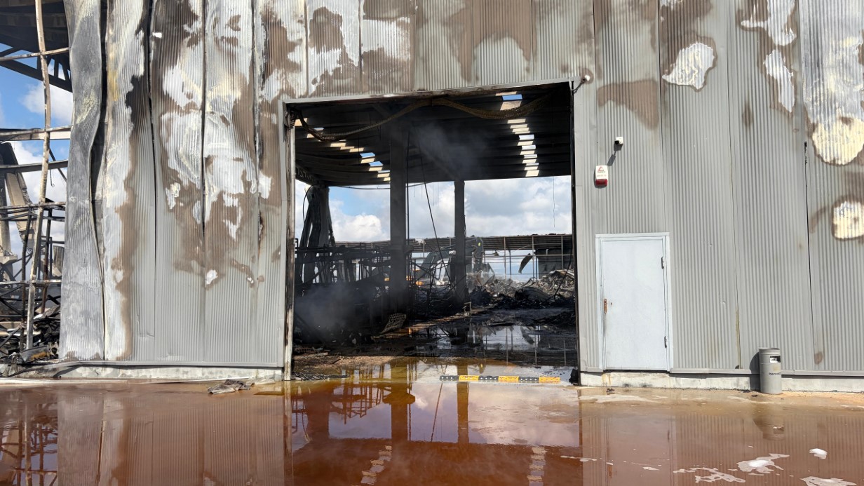 Ankara’daki fabrika yangınının neden olduğu hasar gün aydınlanınca ortaya çıktı