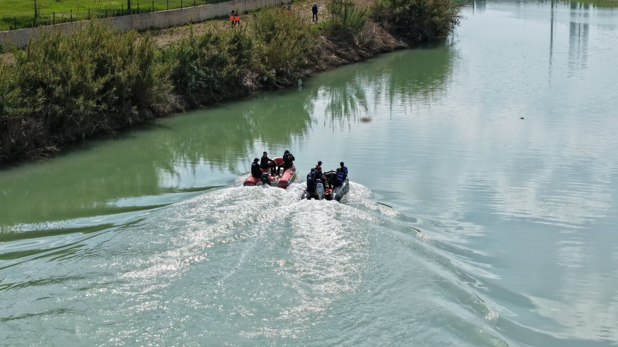 Akıntıya kapılan genci arama çalışmaları 8. gününde sürüyor