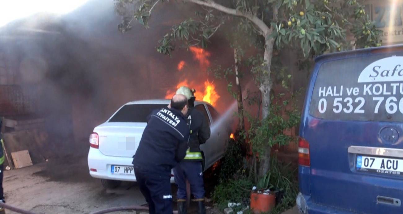 15 gün önce taşıdığı işyeri gözlerinin önünde küle döndü