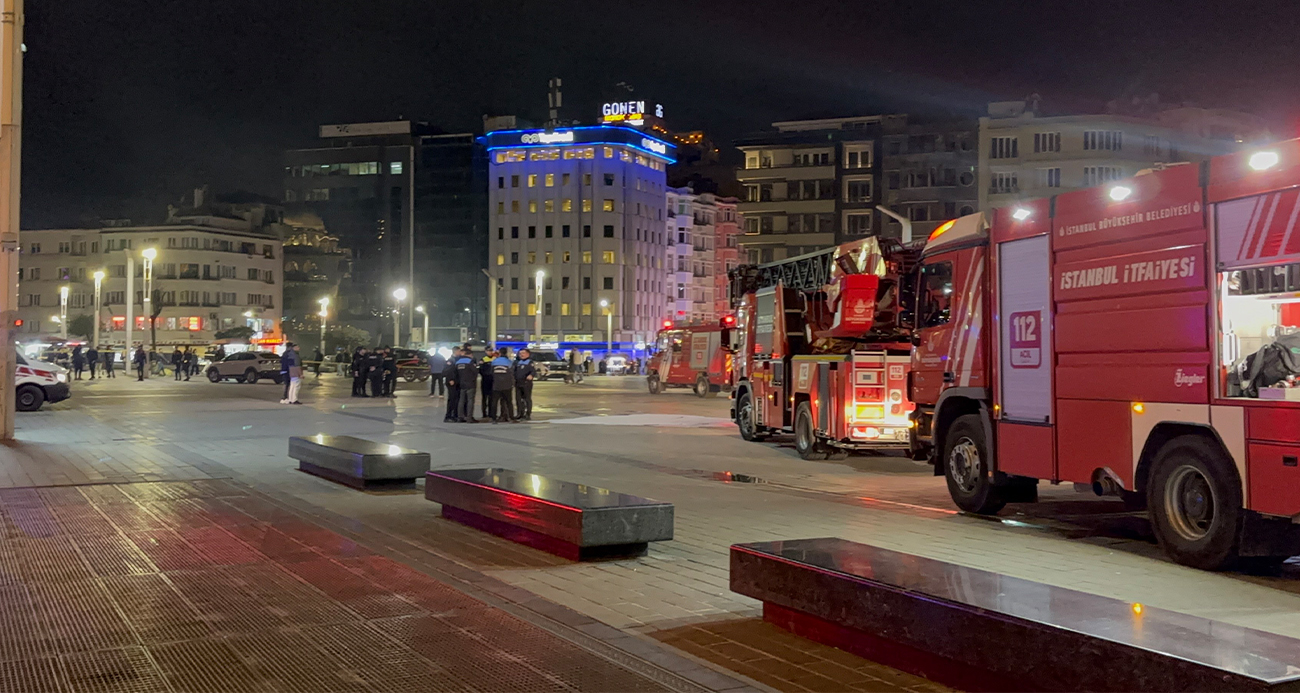 Taksim Metro İstasyonu’nunda yangın paniği